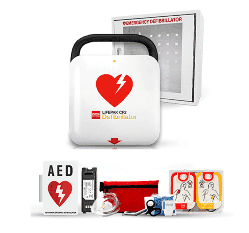 Physio Control Lifepak CR2 AED Package Product Photo