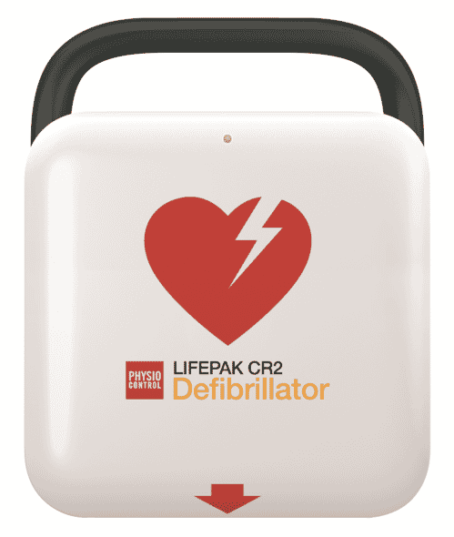 Physio Control Lifepak CR2 AED Semi Automatic, WiFi, English, Handle Product Photo