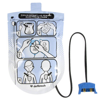 Defibtech Lifeline Electrode Pads Pediatric Product Photo