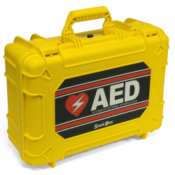 Shok Box Watertight Hard Carry Case HeartSine Samaritan PAD AED Product Photo